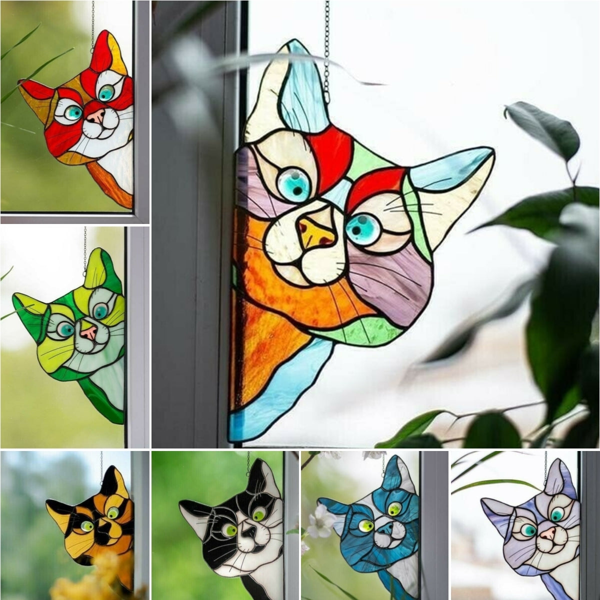 Glosrity Peeking Cat